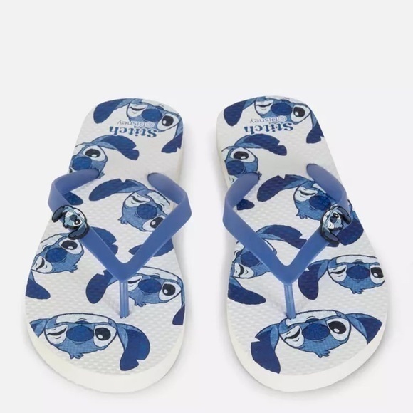 Disney Shoes - Disneys : Stitch Blue Flip Flop Sandals | Size L | NWT ✨
